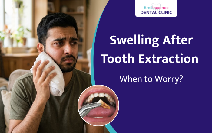 Swelling After Tooth Extraction – When to Worry?